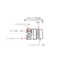 【CLS60-24】NWPCコネクタケーブルクランプ(シェルφ60)