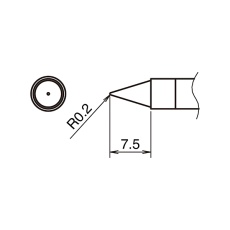 【T39-B02】こて先0.2B型