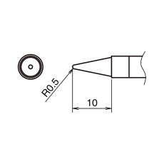 【T39-B05】こて先0.5B型