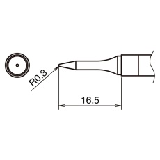 【T39-BS03】こて先0.3BS型