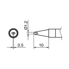 【T39-D12】こて先1.2D型