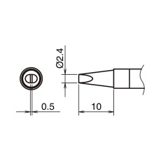 【T39-D24】こて先2.4D型