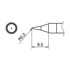 【T39-I02】こて先0.2I型