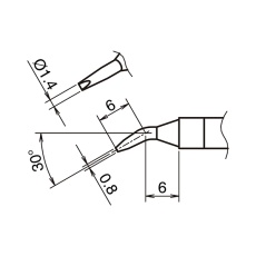 【T39-JD14】こて先1.4JD型