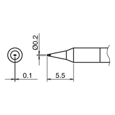 【T50-D02】こて先0.2D型