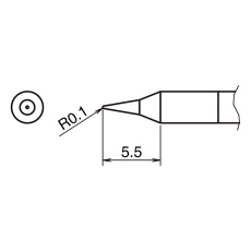 【T50-I01】こて先0.1I型