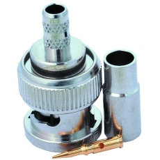 【112521】RF/COAXIAL BNC PLUG STRAIGHT 75 OHM CRIMP