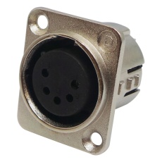 【716-0501】XLR CONNECTOR RCPT 5POS PANEL