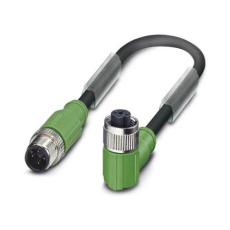 【SAC-4P-M12MS/ 3,0-PUR/M12FR SH】SENSOR CORD 4P M12 PLUG-M12 RCPT 3M