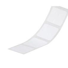 【C100X050YPC】P1 POLY SUPER-TACK CASS 1inchX.5inch WH 250LBL