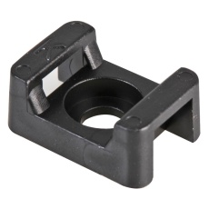 【ACTSM9B 100】CABLE TIE SADDLE MOUNT 9MM BLK 100/PK