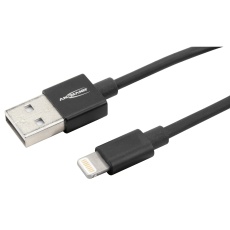 【1700-0079】USB CABLE A PLUG-LIGHTNING CONN 2M