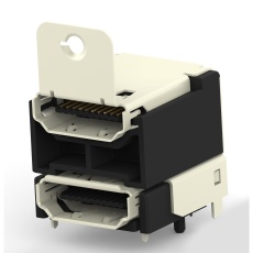 【1888811-1】STD HDMI RA TH STACKED 2X PANEL GRD