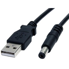 【USB2TYPEM】LEAD USB-5.5MM 5V DC TYPE M BARREL 1M