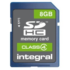 【INSDH8G4V2】SDHC CARD 8GB CLASS 4 INTEGRAL