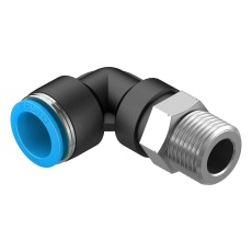 【QSL-1/2-16】PUSH-IN L-FITTING 16MM R1/2 25MM