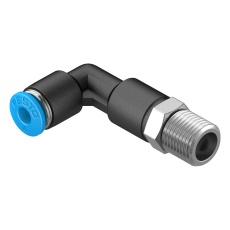 【QSLL-1/8-4】PUSH-IN L-FITTING 4MM R1/8 10MM