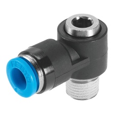 【153098】PUSH-IN L-FITTING 6MM R1/4 14.3MM