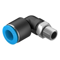 【QSL-1/8-10】PUSH-IN L-FITTING 10MM R1/8 17.5MM