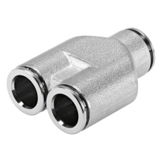 【NPQH-Y-Q8-E-P10】PUSH-IN Y-FITTING 8MM 20BAR