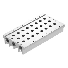 【VABM-L1-18S-G38-8】MANIFOLD RAIL 8 OUTLET G3/8