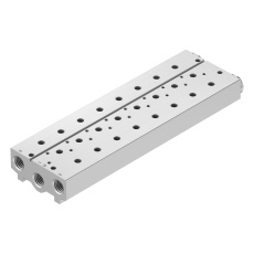 【VABM-B10-25S-G38-8】COMPACT MANIFOLD BLOCK 8 OUTLET G3/8