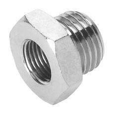 【NPFC-R-G12-G14-MF】REDUCING NIPPLE G1/2-G1/4 BRASS 50BAR