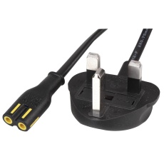 【152610】POWER CORD UK PLUG TO C7 CONNECTOR 1M