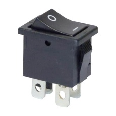 【A8L-21-11N2 BY OMI】ROCKER SWITCH DPST 10A 250VAC PANEL