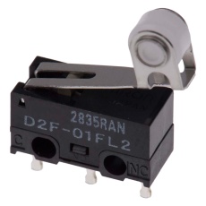 【D2F-01FL2-A】MICROSWITCH SPDT 0.1A 30VDC 40GF