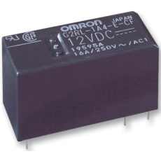 【G2RL-2A DC24】POWER RELAY DPST-NO 24VDC 8A THT