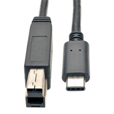 【U422-003】USB CABLE 3.1 TYPE C-3.0 B PLUG 0.9M
