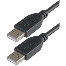 【PSG91416】LEAD USB2.0 A MALE - A MALE BLACK 2M