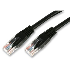 【PSG03119】CAT5 LEAD 0.3M BLACK