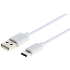 【PSG91487】LEAD USB2.0 A MALE-TYPE C WHITE 2M