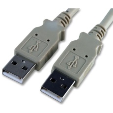【PSG91634】LEAD USB A MALE-A MALE BEIGE 0.5M