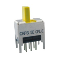 【CRFS-2202W】SLIDE SWITCH DPDT 0.1A 12VDC THT
