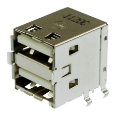 【67298-3090】STACKED USB CONN 2.0 USB TYPE A 4POS