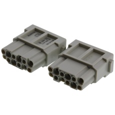 【09140123102】HEAVY DUTY CONN MODULE RCPT 12POS