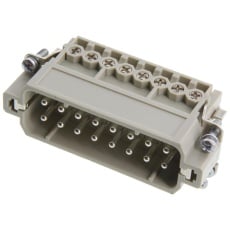 【09200162614】HEAVY DUTY CONN INSERT PLUG 16+PE POS