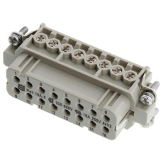 【09200162814】HEAVY DUTY CONN INSERT RCPT 16+PE POS