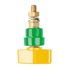 【POL 102 L / GNGE】BINDING POST 100 A 1 KV GREEN/YELLOW