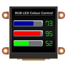 【PIXXILCD-25P4】HMI PANEL LCD TFT 240X240P 300CD/M2