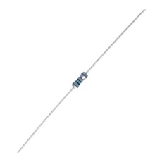 【MF1/4DCT52R4991F】塗装絶縁形金属皮膜固定抵抗器 4.99kΩ ±1% 0.25W 黄白白茶茶