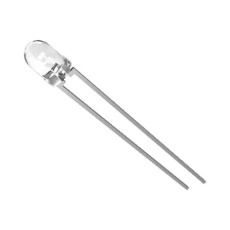 【521-9901-802F】LED 3MM WHITE ROUND 3CD TH