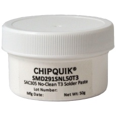 【SMD291SNL50T3】SOLDER PASTE SYNTHETIC NO CLEAN 50G