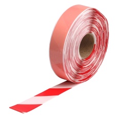【170070】FLOOR MARKING TAPE 2inch X 100FT RED/WHT