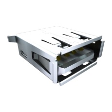 【USB-A-S-F-W-TH】USB 2.0 TYPE A R/A RCPT 4POS TH
