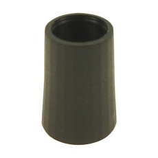 【MP005750】KNOB SKIRTLESS D SHAFT BLACK 6MM