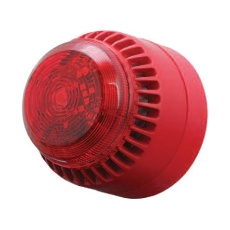 【8210113FULL-0016X】BEACON RED 102DBA 93MM FLASHING